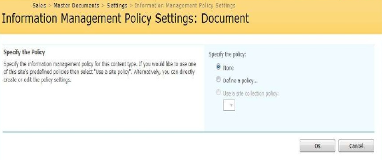 Information Records Management (IRM) using Sharepoint 